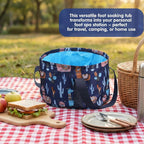 Molain Foldable Bucket for Soaking Feet, Portable Foot Bath Tub Spa Basin - Image 7