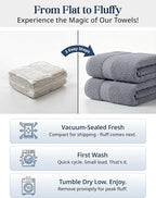 LANE LINEN 100% Cotton Towels Set - Image 3