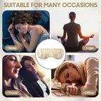 Sleep Mask 100% Mulberry Silk for Light Blocking, ZOESMIEN Eye Mask for Women - Image 4