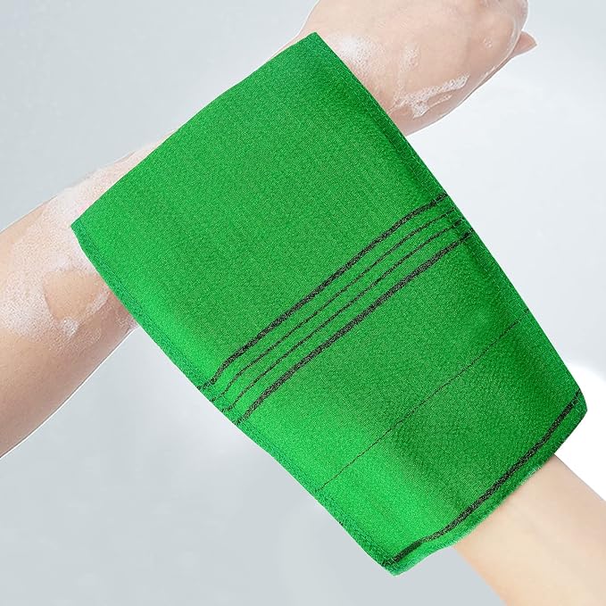 6 Pcs Exfoliating Washcloth, Korean Exfoliating Mitt Colorful Korean - Image 5