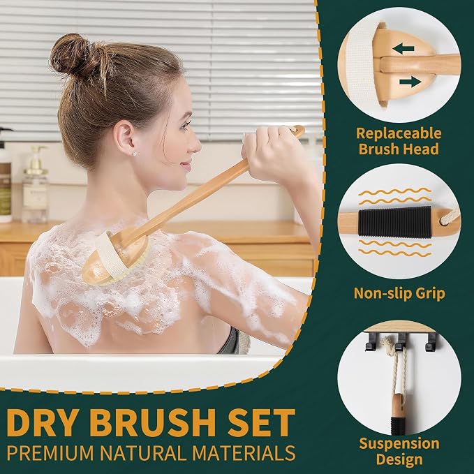DEBETOOL Dry Brush Set for Body & Face - Image 3