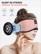 MUSICOZY Sleep Headphones Bluetooth 5.4 Headband Sleeping Eye Mask - Image 4