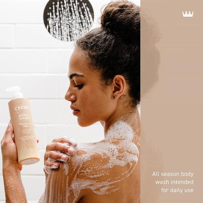 Cremo White Jasmine Amber Skin Moisturizing Body Wash - Image 5