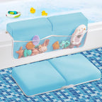 Baby Bath Kneeler and Elbow Rest Pad Set, Thick Soft Quick Dry Bathtub Mat by ILPEOD