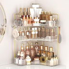 Corner Bathroom Counter Organizer 3-Tier Bathroom Organizer Countertop by Kinkota