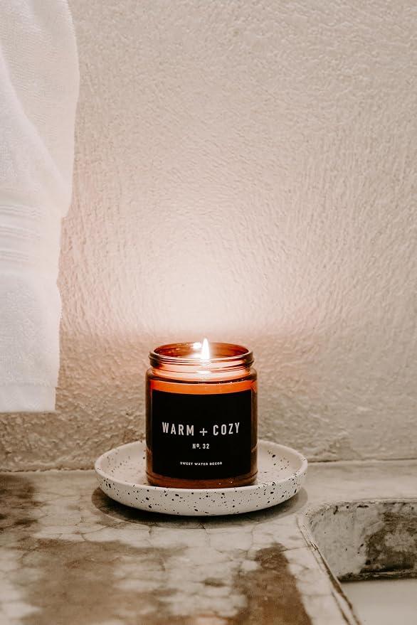 Sweet Water Decor Warm and Cozy Candle | Pine, and Fir Balsam Winter Scented - Image 7