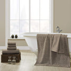 Modern Threads 6 Piece Cotton Bath Towel Set – Ultra Soft 550 GSM Towels – - Image 2