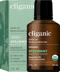 Cliganic Organic Spearmint Essential Oil, 1oz by Cliganic