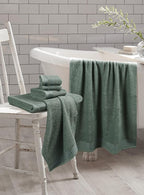 GLAMBURG 100% Cotton Ultra Soft 6 Pack Towel Set, Contains 2 Bath Towels 28x55 - Image 3