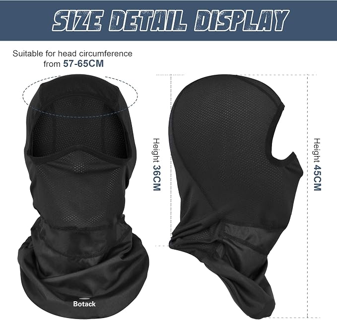 Balaclava Face Mask Sun UV Protection Breathable Full Head Mask - Image 5