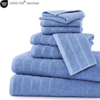 Casa Platino Cotton Bath Towel 8 Piece Set - Image 3