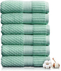 NY Loft 100% Cotton Hand Towel 6 Pack | Super Soft & Absorbent Quick-Dry Hand by NYLoft