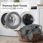 HOMEXCEL 6 Pack Bath Towel Set, Microfiber Ultra Soft Highly Absorbent Bath - Image 7