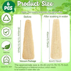6 Pack Natural Loofah Sponge 15.7 Inch - Image 7