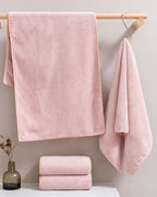 sakano Microfiber Bath Towel Set Ultra Soft Absorbent Speedy Drying Fade - Image 2