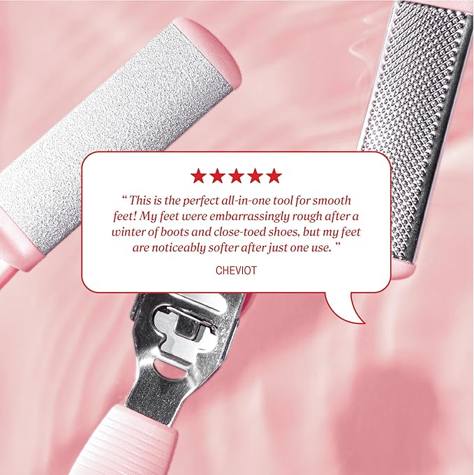 ONYX Professional Callus Miracle 3 Step Pedi Tool, Includes a Stainless Steel - Image 4