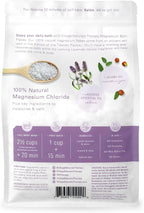 Village Naturals Therapy Calm Magnesium Bath Flakes, Lavender Vanilla Scent - Image 2