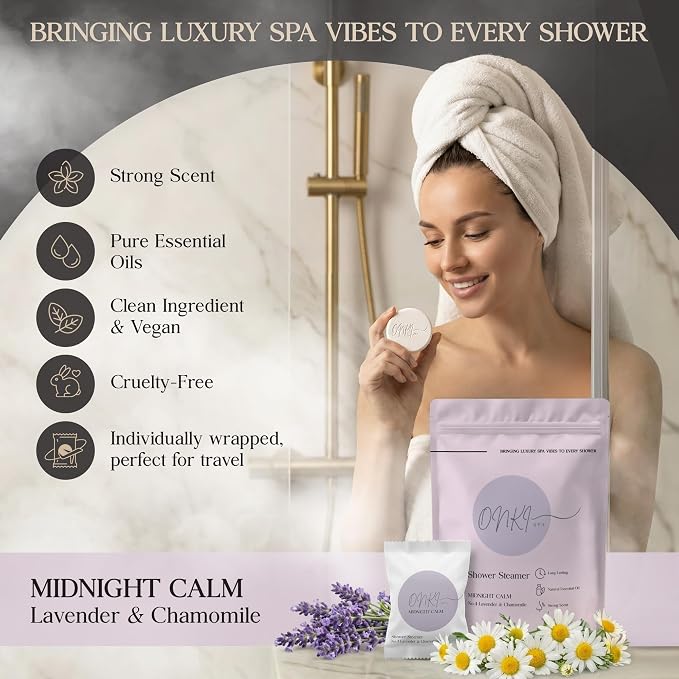 Shower Steamers Aromatherapy 6 Pack – Relaxation, Self Care, Stress Relief - Image 2