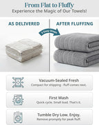 Casa Platino Premium Cotton Bath Towel Set 8 Pcs - Image 3