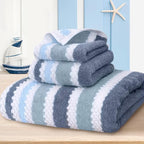 Waffle Towels for Bathroom-Quick Dry | Thick | Lightweight | 540GSM, Large Bath by VOOVAMOVAS