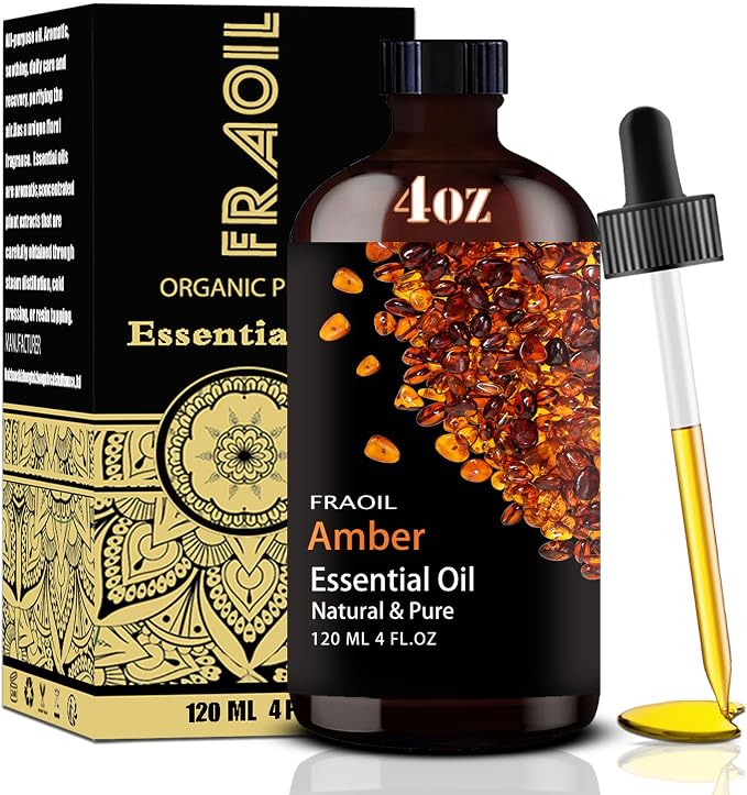 Amber Essential Oil, Amber Oil 4 Fl Oz 120ML by FRAOILESSENTIALOIL