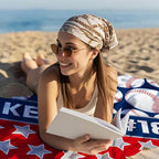 Personalized Beach Towel With Name, Custom Beach Towel with Text, Customized - Image 5