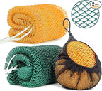 2 Pack African Net Sponge Exfoliating Body Scrubber Bath Sponge by Unknown