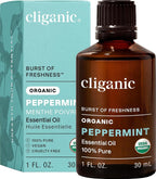 Cliganic Organic Peppermint Essential Oil, 1oz by Cliganic