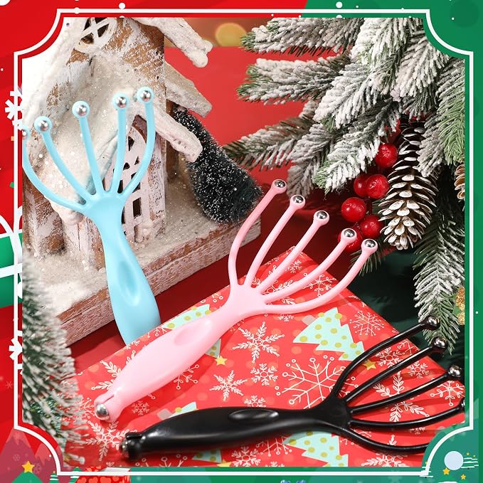 TrelaCo 24 Pcs Scalp Massager Portable Handheld Spa Head Massager - Image 5