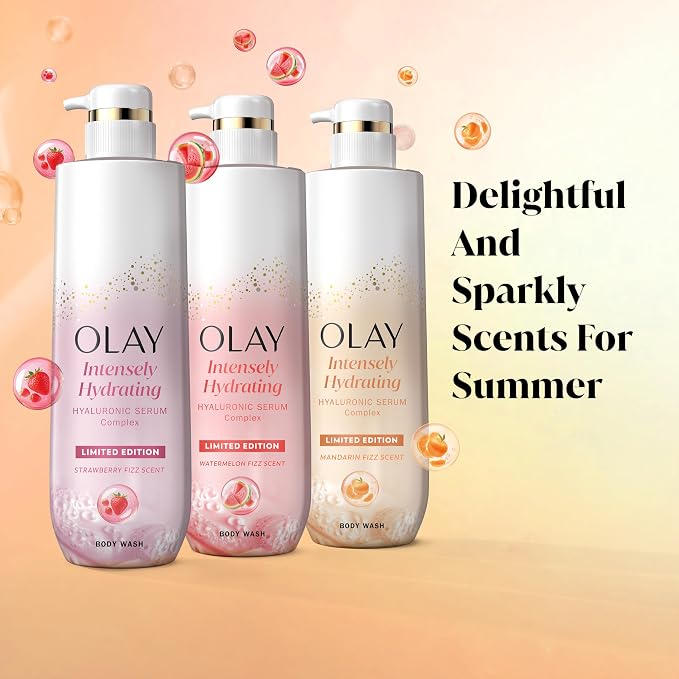 Olay Body Wash for Women, Intensely Hydrating, Pro-Hyaluronic Acid Serum Complex - Image 8