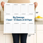 Flour Sack Towels | Tea Towel for Crafts| Kitchen Dish Cotton Blank Towel for - Image 2