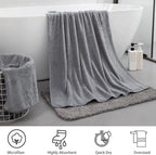 Ycosy 2 Pack Hand Towels Set 16"x31", Quick Dry Thick and Highly Absorbent Hand - Image 5
