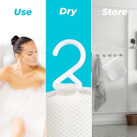 BASIC CONCEPTS Bathtub Pillow for Neck and Back Support - Image 5