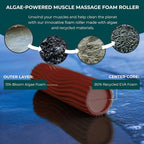 Oceanfoam Ripple Travel Foam Roller Firm Mini Foam Roller - Image 7