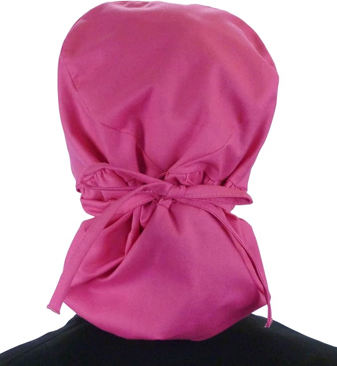 Sparkling EARTH Big Hair Ponytail Classic Surgical Style Scrub Working Cap - Image 2