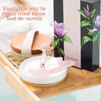 WITTY Rose Quartz Roller for Face, Gua Sha Stone Set in Hand-Drawn Giftbox - Image 4
