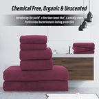 MOONQUEEN Ultra Soft Microfiber Coral Velvet Towel Set - Image 4