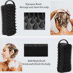 2 PC Silicone Body Scrubber, 2 in 1 Exfoliating Shower Bath Scrubber, Soft - Image 9