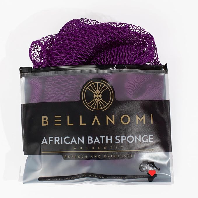 Bellanomi African Exfoliating Net Sponge, Ethically sourced from Nigeria by Bellanomi