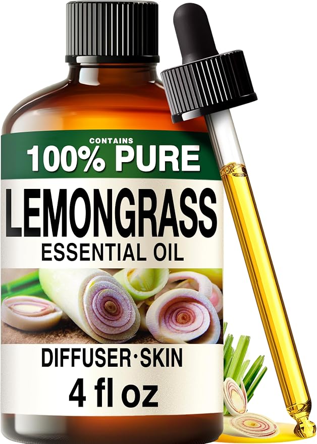100% Pure Lemongrass Oil by Kukka