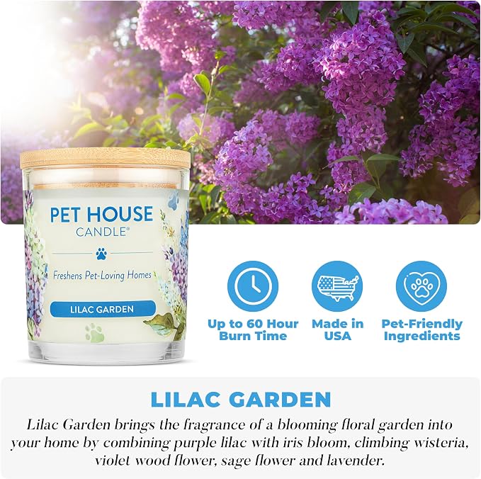 Pet House Candles, Plant-Based, Long Lasting, Clean Burning Scented Pet Odor - Image 2