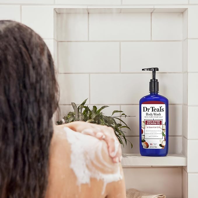 Dr Teal's Body Wash with Pure Epsom Salt, with Shea Butter & Almond Oil - Image 5