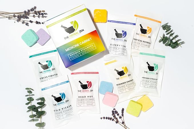 The Herbal Zen Shower Steamers Aromatherapy Tablets 14 Pack - Image 9