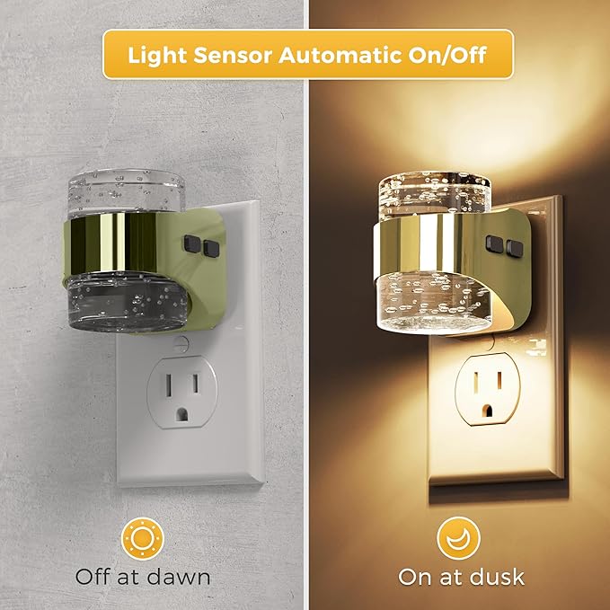 L LOHAS LED 3CCT Night Lights Plug into Wall, 3000K/4000k/5000K Adjustable - Image 2