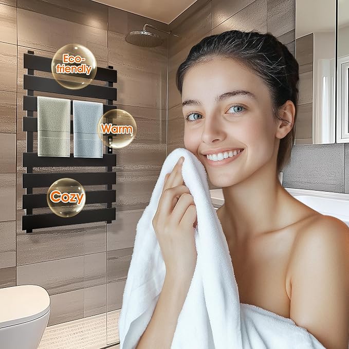 Poloma Freestanding Heated Towel Racks - Image 7