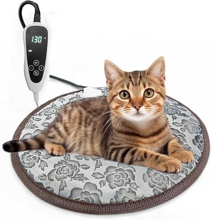 GOLOPET Cat Heating Pad Round by Afullrangeofservicesforyourpet