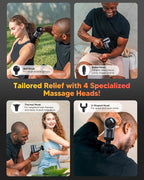 arboleaf Mini Massage Gun with Heat, Percussion Muscle Massager - Image 4