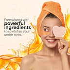 BLOOMORA Vitamin C & Caffeine Under Eye Patches, Under Eye Mask - Image 5