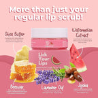 Watermelon Sugar Lip Scrub for Women Dry, Cracked and Dark Lips – Lip Scrubber - Image 2