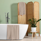 Belizzi Home Cotton 2 Pack Oversized Bath Towel Set 28x55 inches, Large Bath - Image 4